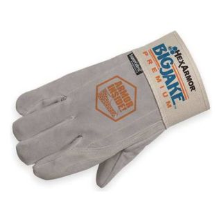 HexArmor 5040 10 Cut Resistant Gloves, Gray/White, XL, PR