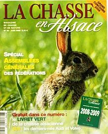 LA CHASSE EN ALSACE   abonnement magazine LA CHASSE EN ALSACE pas cher