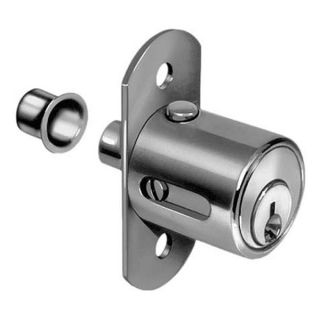 Compx National C8142 915 26D Sliding Door Lock, Chrome, Key 915