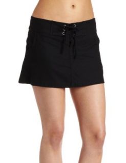 La Blanca Womens Boardwalk Board Skirt, Black, Medium