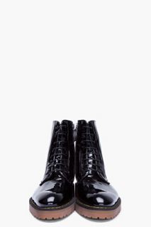 Dsquared2 Black Patent New Years On Mars Boots for men