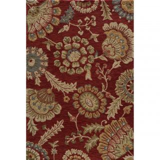 Hand tufted Copia Catalina Burgundy Polyester Rug Today $40.99 Sale