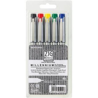 Zig Memory System Millennium 0.3mm Markers (Pack of 5) Today $9.59