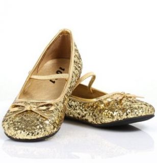  Ballet Flat (Gold) Child Shoes Size Small (11/12) Clothing