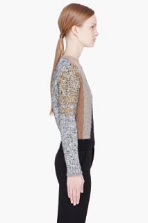 CARVEN Brown Combo Multipatch Sweater for women