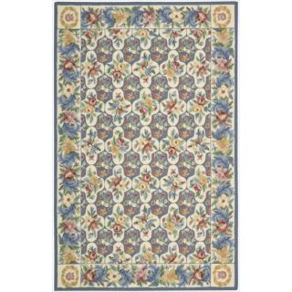 Hand hooked Multicolor Country Heritage Rug (53 x 83)