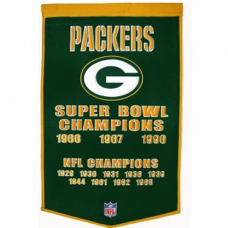 Green Bay Packers NFL Dynasty Banner Compare $69.99 Today $55.99