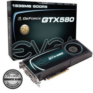 EVGA GTX 580 1536Mo GDDR5   Carte graphique NVIDIA GeForce GTX 580