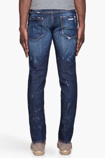 Dsquared2 Indigo Distressed Avatar Jeans for men