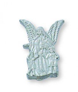 Guardian Angel Lapel Pin Patron Saint Medal Catholic Relic