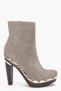 Diane Von Furstenberg Fausta Two Suede Boots for women