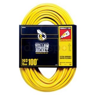 Coleman Cable Systems, Inc. 2888 14/3Cord 100 Yellow Pro Grade Power
