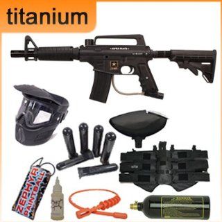 Tippmann US Army Alpha Tactical Titanium Paintball Gun