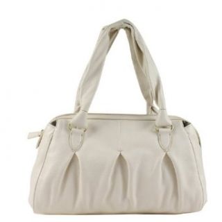 Cole Haan White Pine Leather Zip Satchel B38146 Clothing