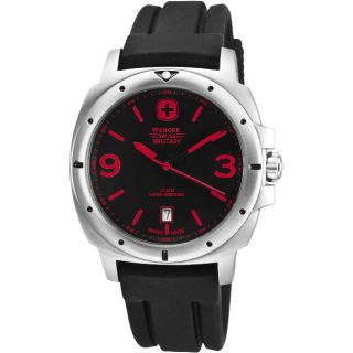 Wenger Mens Expedition Black Dial Red Accent Watch Today $139.99