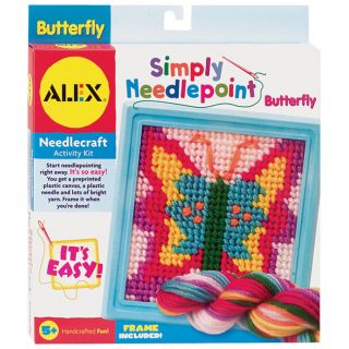 Simply Needlepoint Kits 6.5X6.5in Butterfly Today $7.49