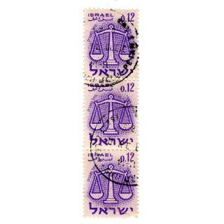 12a Scales (Zodiac) Stamps Dated 1961, Scott #196. 