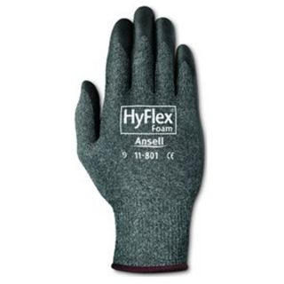 Ansell 205677 #11 801 Sz11 HYFLEX Gray Nitrile Palm On Gray Liner