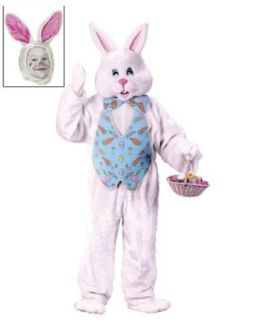 Bunny Costume W/Parade Head Adult Fits up to 6 & 200Lbs