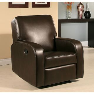 Abbyson Living Hartford Dark Brown Bonded Leather Recliner Today $426