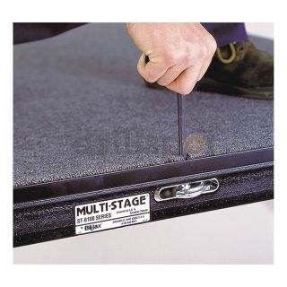 Bil Jax 0106 GCSP 12X16 Carpeted Port. Stage Package, 16 x 12 Ft.