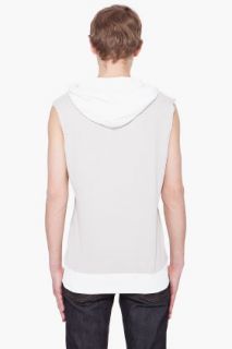 Shades Of Grey By Micah Cohen Raw Hooded Tank Top for men