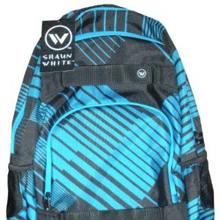 Shaun White Smooth Tech Geo Blaster Backpack   Blue & Black Stripes