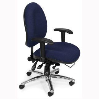 Tall 24 Hour Ergonomic Fabric Task Chair, Blue 247 202