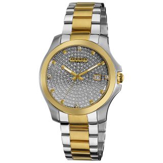 Stainless Steel Crystal Pave Bracelet Watch Today $133.29