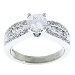 14k White Gold 1ct TDW Diamond Engagement Ring