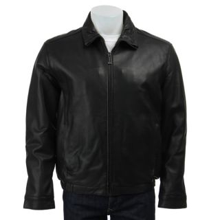 Marc New York Mens Leather Zip Front Jacket
