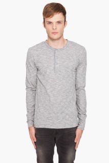 Wings + Horns Overdyed Henley for men