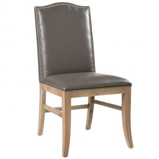 Sunpan Maison Leather Reclaimed Leg Dining Chairs (Set of 2) Today $