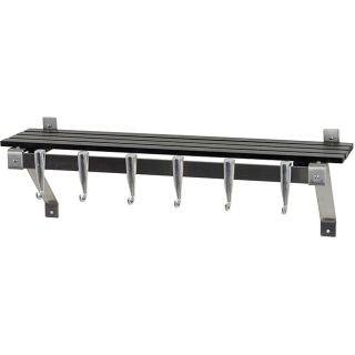 Concept Housewares Stainless Steel Charcoal Finish Wall Rack Today $