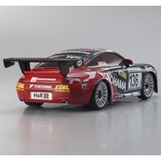 MiniZ MR03N RM Porsche GT3 RSR N°136 BCS de marque Kyosho. Chassi de