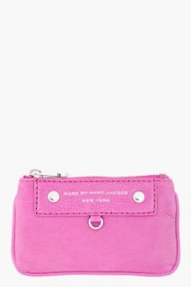 Marc By Marc Jacobs Purple Leather Key Pouch for women