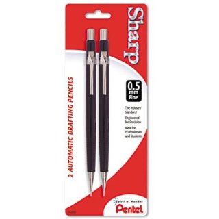 Pentel Sharp Automatic Pencil, 0.5mm, Black Barrels, 2