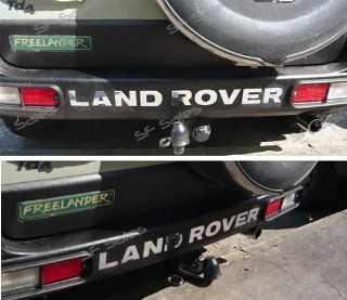 Land Rover Freelander Chrome Mirror Bumper Back Letters Rear Inserts