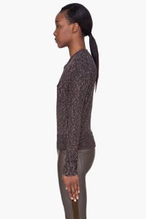 Marc By Marc Jacobs Bronze Sparkle Slub Tweed Sweater for women