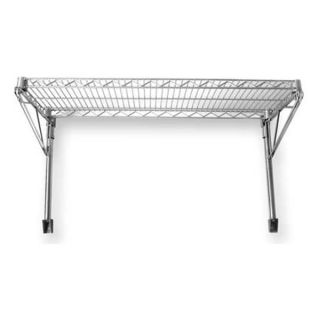 Approved Vendor 2HGC9 Wall Shelving, H 14, W 24, D 14, Chrome