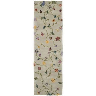 Hand tufted Julian Light Green Rug (23 x 8) See Price in Cart