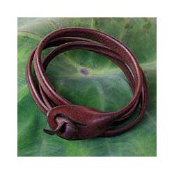 Leather Brown Triple Twist Bracelet (Thailand) Today $41.99 4.5 (19