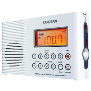 SANGEAN H201 PORTABLE WATER RESISTANT RADIO GPS