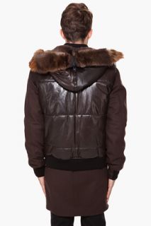 Givenchy Removable Leather Vest Coat for men