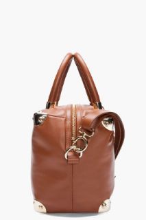 Viktor & Rolf Tan Leather Carry all for women