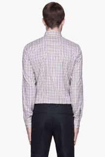 Dsquared2 Yellow Oxford Check Carpenter Shirt for men