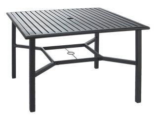 Calabria Square Outdoor Wrought Aluminum Table