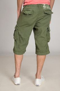 Z Brand  Pea Green Cargo Shorts for men