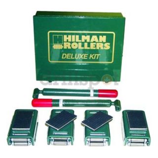 Hilman Inc KRS 15 SLP 15 Ton Cap(4) 3.75 SLP Rollers 2 Handles 1 Case