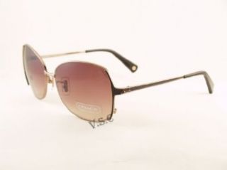Coach S 1002 210 Brown Metal Sunglasses Clothing